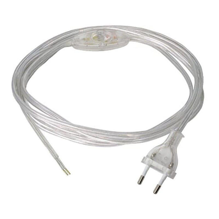Pack De 2 Unidades - Conexión Eléctrica Con Interruptor De Mano, Lfm 275/100-50, Transparente