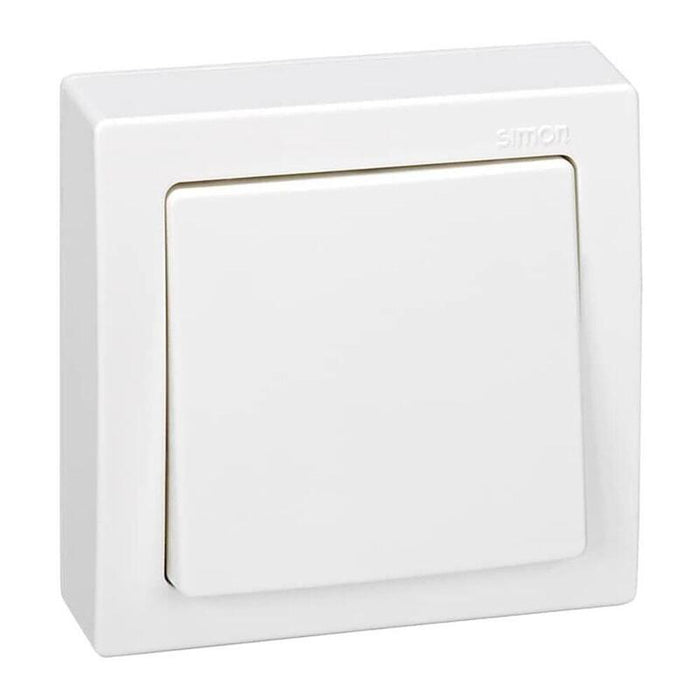 Pack De 2 Unidades - Conmutador De Cruce, Superficie, 10 Ax 250 V~, Ip20, Serie Simon73 Loft, Blanco, Retractilado