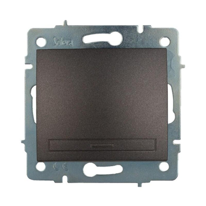 Pack De 2 Unidades - Conmutador Interruptor Empotrar Sin Marco 10ax 250 V~ Grafito
