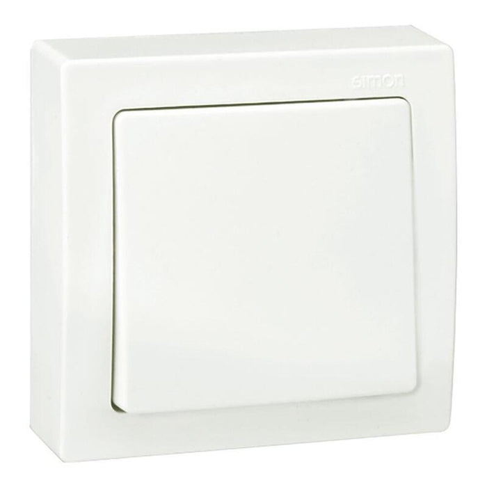 Pack De 2 Unidades - Conmutador Superficie, 10ax 250 V~, Ip20, Serie Simon 73 Loft, Blanco, Retractilado