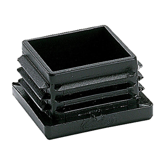 Pack De 2 Unidades - Contera Cuadrada Aletas Cnt03 30x30mm Ne, 25 Unid. Micel