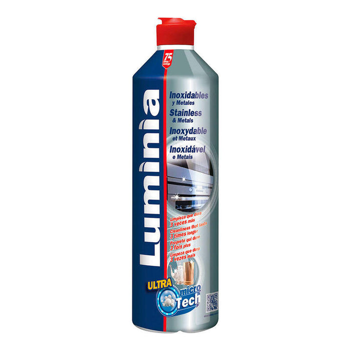 Pack De 2 Unidades - Crema Limpia Metales Y Acero Inoxidable, 500 Ml