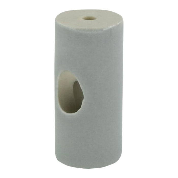 Pack De 2 Unidades - Derivacables Porcelana Cilíndrico De Techo Blanco, 5 Uds, Ø20 X 45 Mm