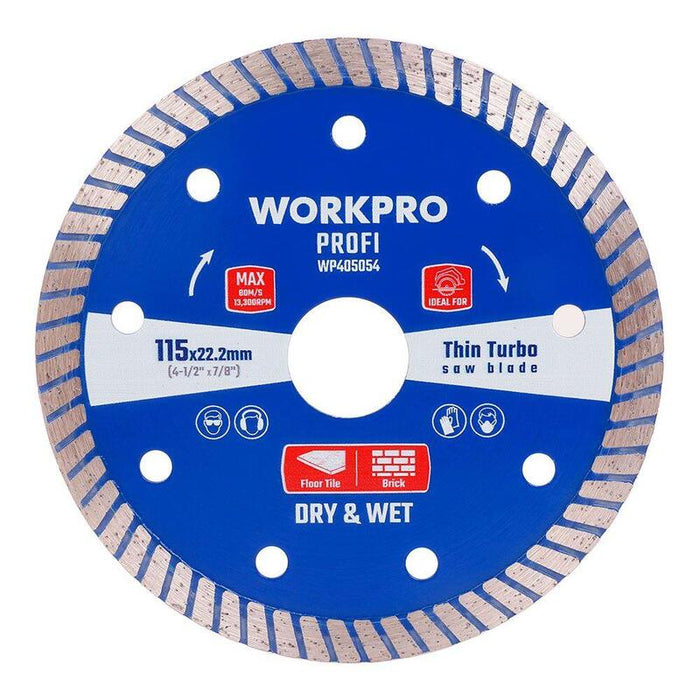 Pack De 2 Unidades - Disco Diamantado Continuo Thin Turbo Profi Ø115 X 10 X 22,2 Mm