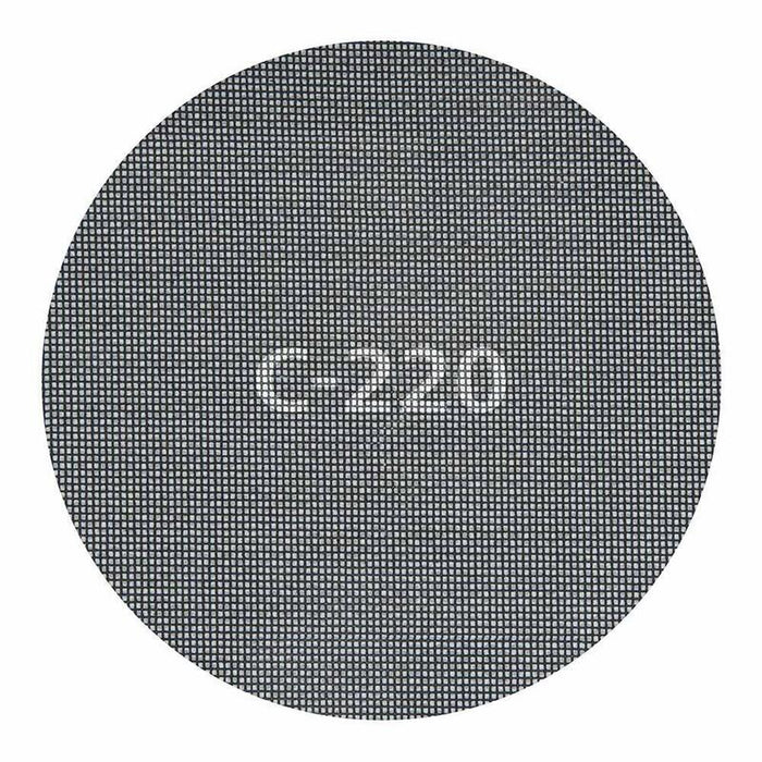 Pack De 2 Unidades - Discos De Lijar Autoadherentes De Rejilla De Carburo Ø225 Mm, Grano 220, 5 Uds
