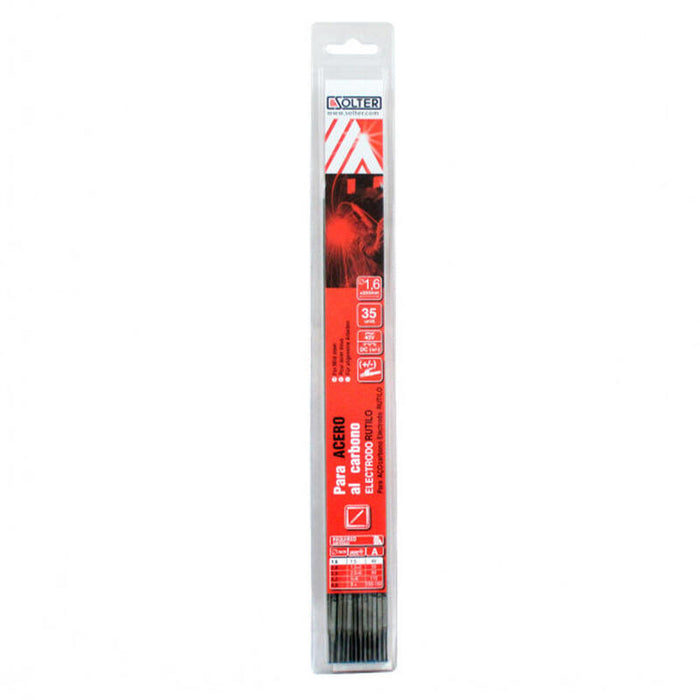 Pack De 2 Unidades - Electrodo Rutilo Para Acero Al Carbono Ø2,5mm (Blister 30 Unid.) Solter