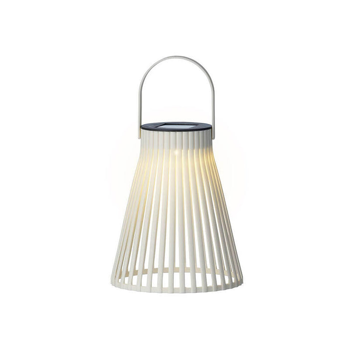 Pack De 2 Unidades - Farol Solar De Plástico Blanco