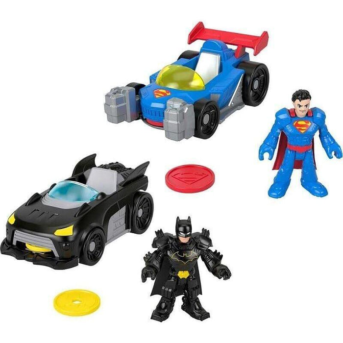 Pack De 2 Unidades - Figura + Coche Super Friends Metal Force Dc Comics Surtido