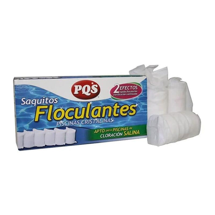 Pack De 2 Unidades - Floculante Cartucho Especial Cloración Salina, Saquitos De 125 G, Estuche De 4 Uds