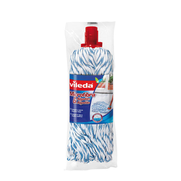 Pack De 2 Unidades - Fregona Microfibra De Algodon