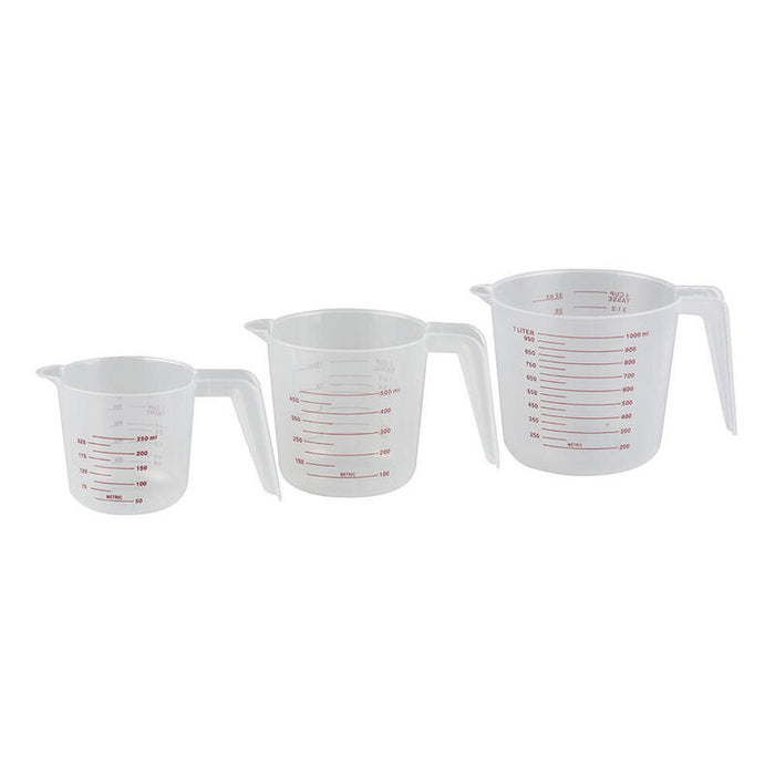 Pack De 2 Unidades - Juego De 3 Jarras Medidoras De 250/500/1000 Ml
