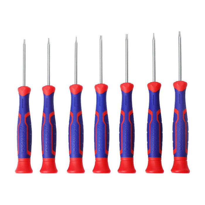 Pack De 2 Unidades - Juego De 7 Destornilladores De Precisión (Torx) Workpro