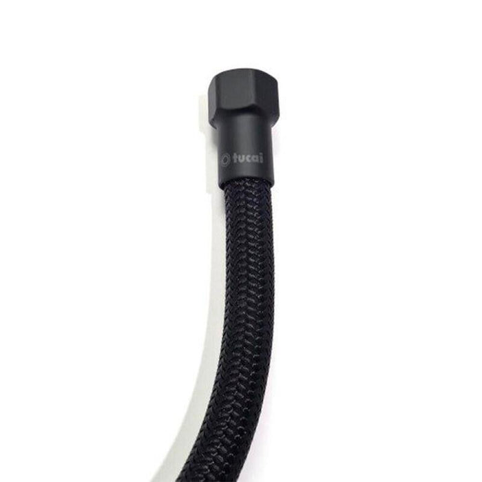 Pack De 2 Unidades - Latiguillo Flexible Negro 40 Cm H - H 3/8 Pulg