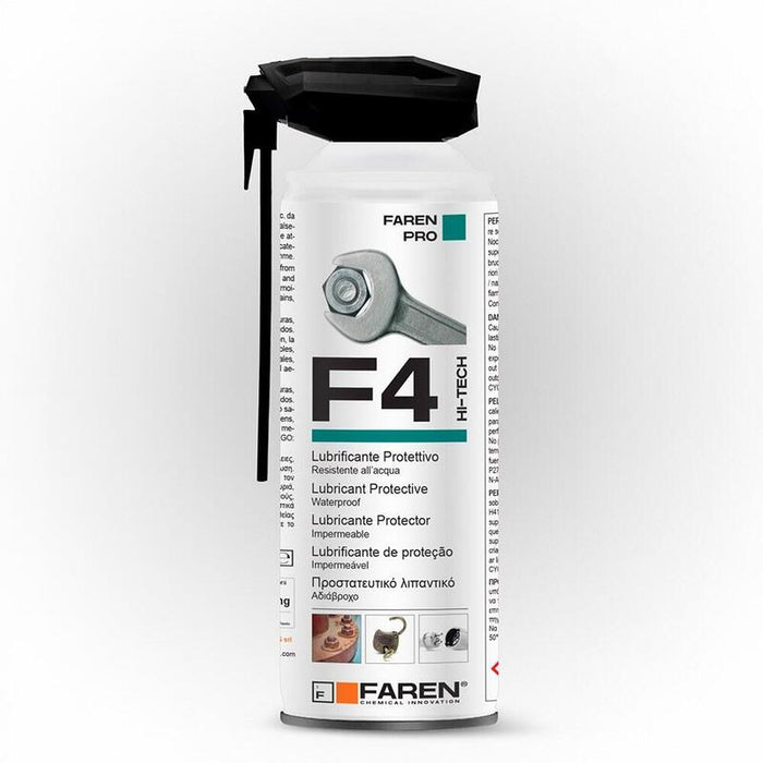 Pack De 2 Unidades - Lubricante Multiusos F4 Con Difusor Especial De Seguridad, 400 Ml