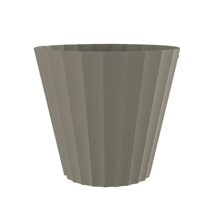 Pack De 2 Unidades - Maceta De Inyeccion Doric Color Taupe Ø22x20cm