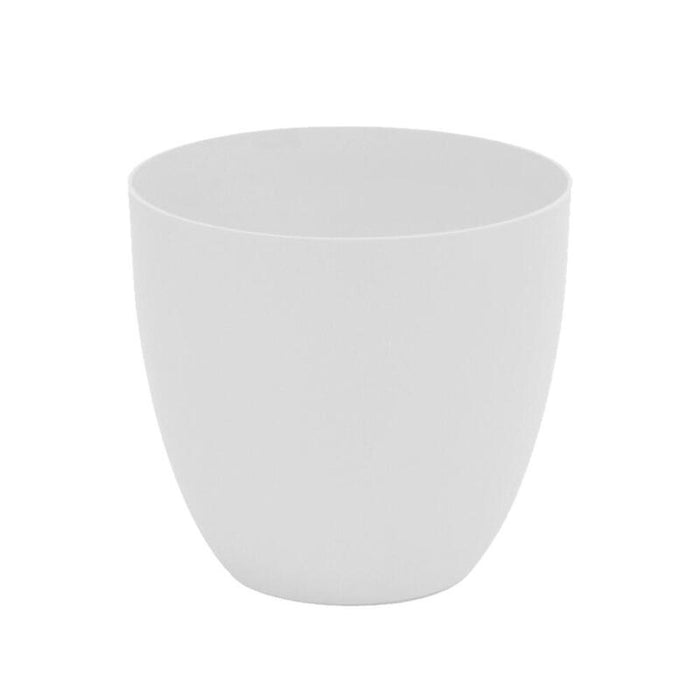 Pack De 2 Unidades - Maceta De Inyeccion Modelo Cuenco Ø22cm Color Blanco