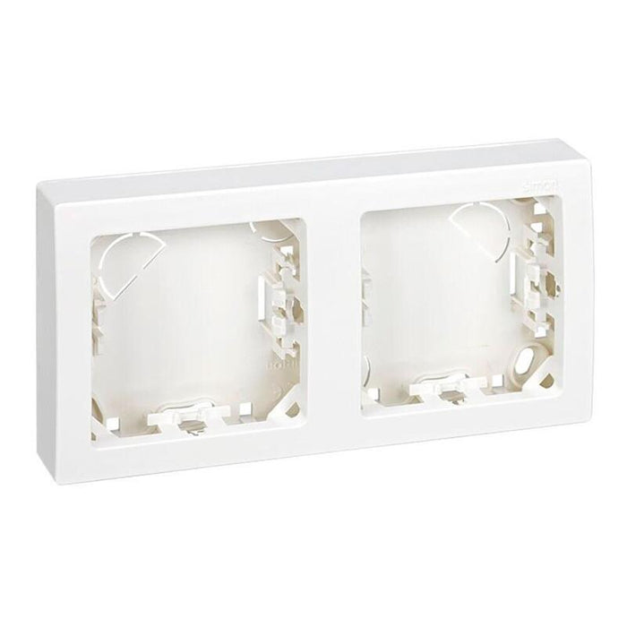 Pack De 2 Unidades - Marco Con Base, Superficie, 2 Elementos, Horizontal, Serie Simon73 Loft, Blanco, Retractilado