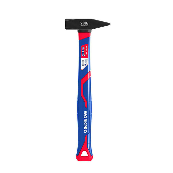 Pack De 2 Unidades - Martillo De Maquinista De 200g Con Mango De Fibra De Vidrio Workpro