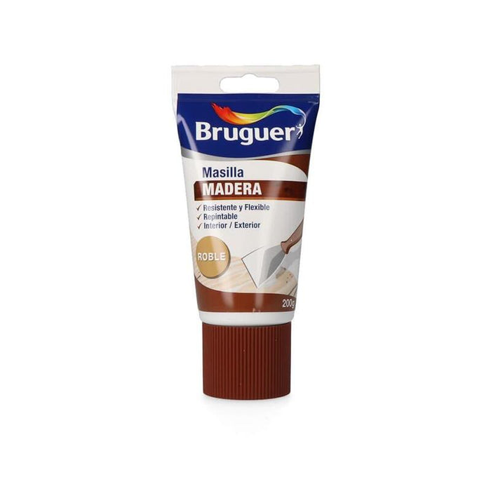 Pack De 2 Unidades - Masilla Madera Roble 200g 5196386 Bruguer