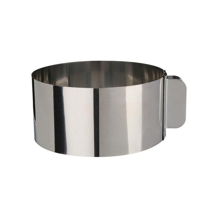 Pack De 2 Unidades - Molde Para Emplatar Inoxidable Extensible Ø16 - 30 Cm