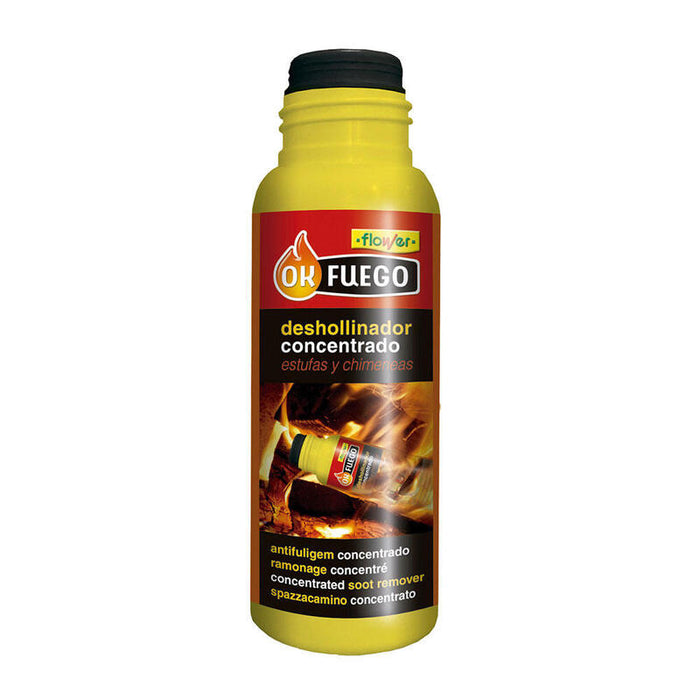 Pack De 2 Unidades - Okfuego Deshollinador Concentrado Para Estufas Y Chimeneas 250 G