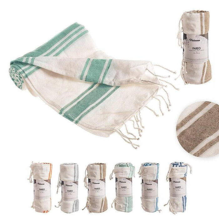 Pack De 2 Unidades - Pareo Island, Colores Surtidos, 90 X 180 Cm
