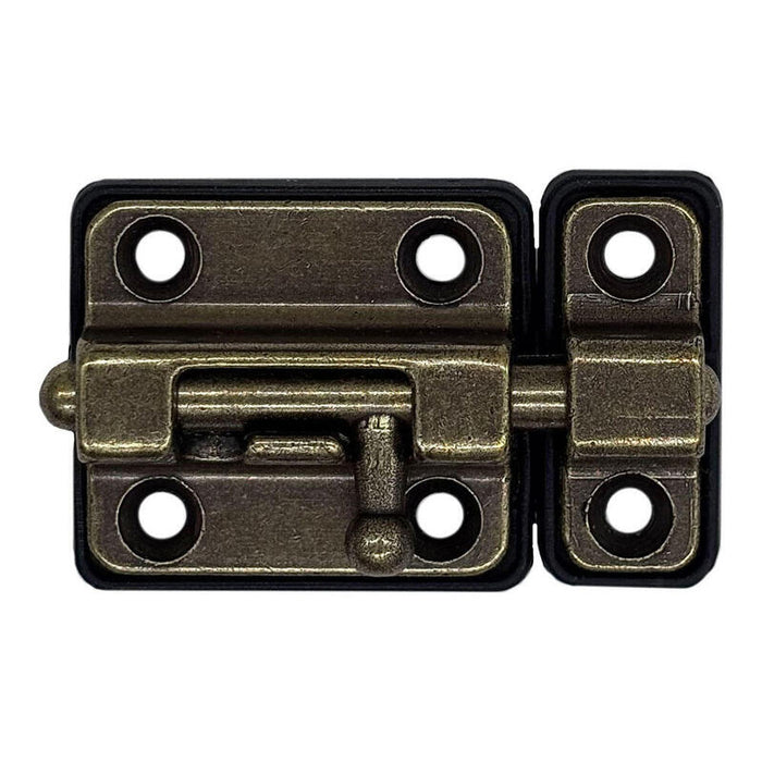 Pack De 2 Unidades - Pasador Cerrojo Base Plástica 35 Mm Cuero