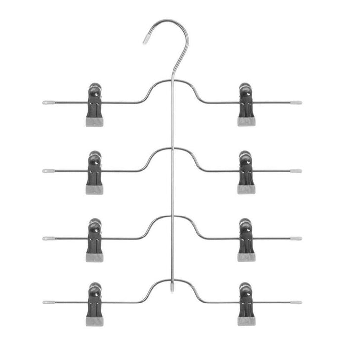 Pack De 2 Unidades - Percha Pinza Múltiple Para Pantalones 32,5 X 37,6 Cm