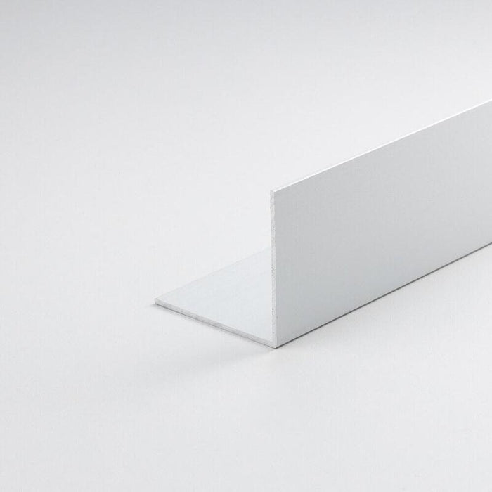 Pack De 2 Unidades - Perfil Bricolaje Ángulo Aluminio Pintado Blanco 2000 X 30 X 30 Mm