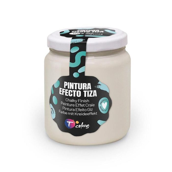 Pack De 2 Unidades - Pintura Efecto Tiza Blanco Roto, 175 Ml