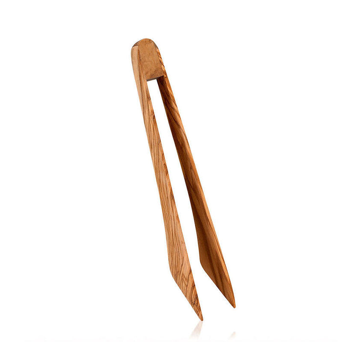 Pack De 2 Unidades - Pinza Para Servir De Madera De Olivo 30 Cm