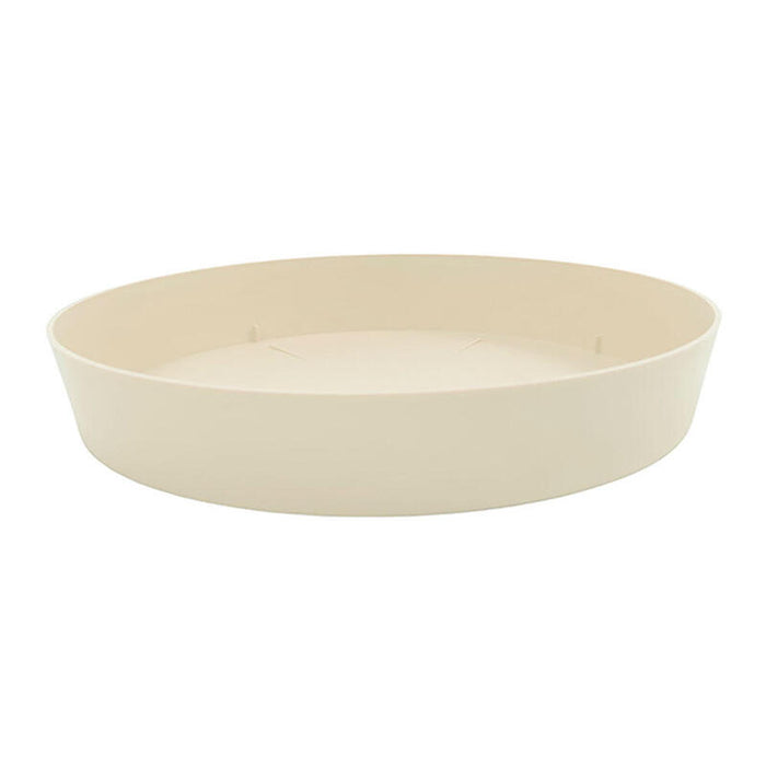 Pack De 2 Unidades - Plato De Inyeccion Para Maceta Color Ecru Ø28cm