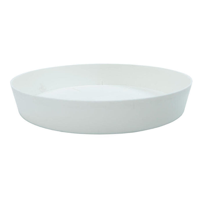 Pack De 2 Unidades - Plato Inyeccion Maceta Ø28x4,4cm Color Blanco