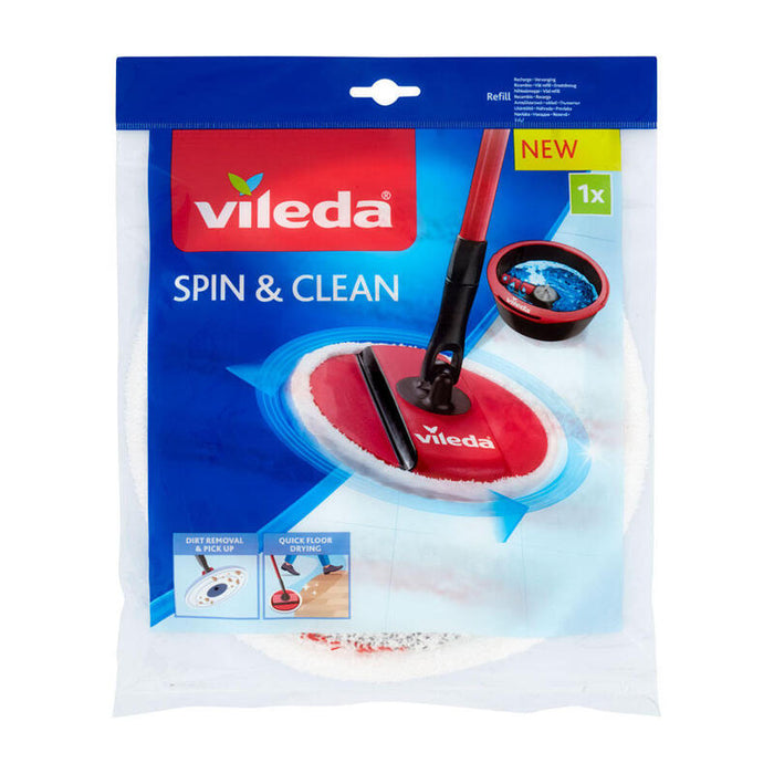 Pack De 2 Unidades - Recambio Fregona Giratoria Spin & Clean