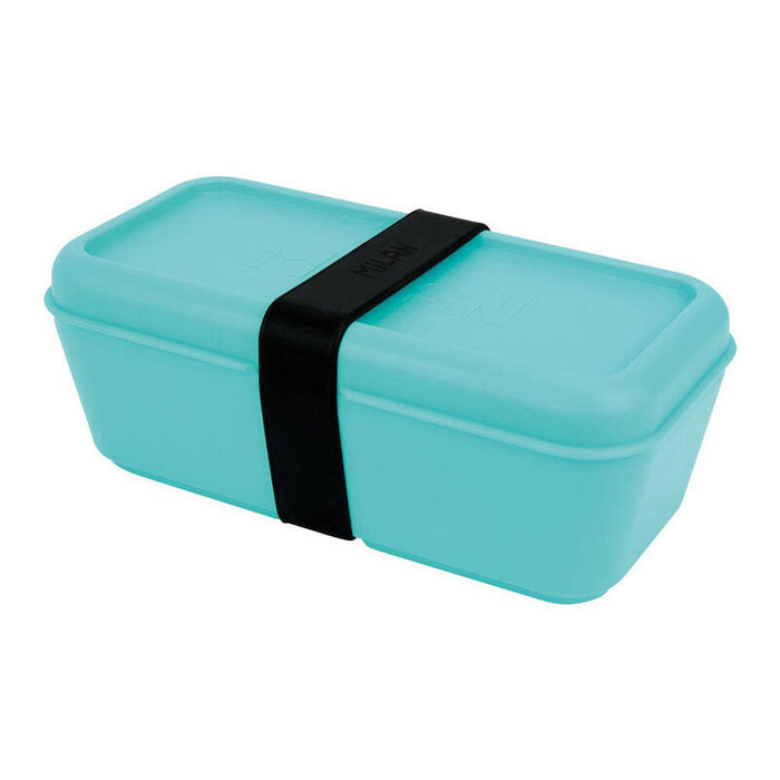 Pack De 2 Unidades - Recipiente Para Alimentos Rectangular Turquesa 0,75 L