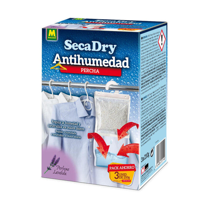 Pack De 2 Unidades - Secadry Percha Antihumedad 3 X 210 G
