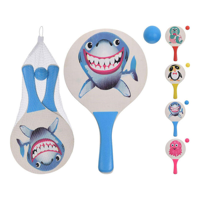 Pack De 2 Unidades - Set De Palas Y Pelota De Playa Colores / Modelos Surtidos