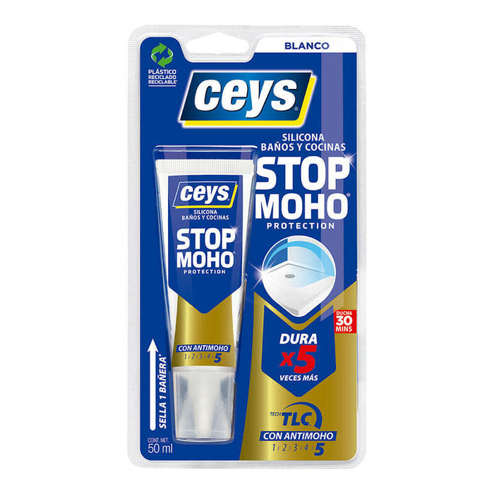 Pack De 2 Unidades - Silicona Stop Moho X5 Blanco 50 Ml