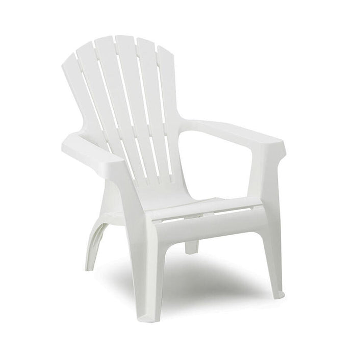 Pack De 2 Unidades - Sillon Relax Apilable Color: Blanco 75x86x86cm Modelo: Dolomiti Progarden