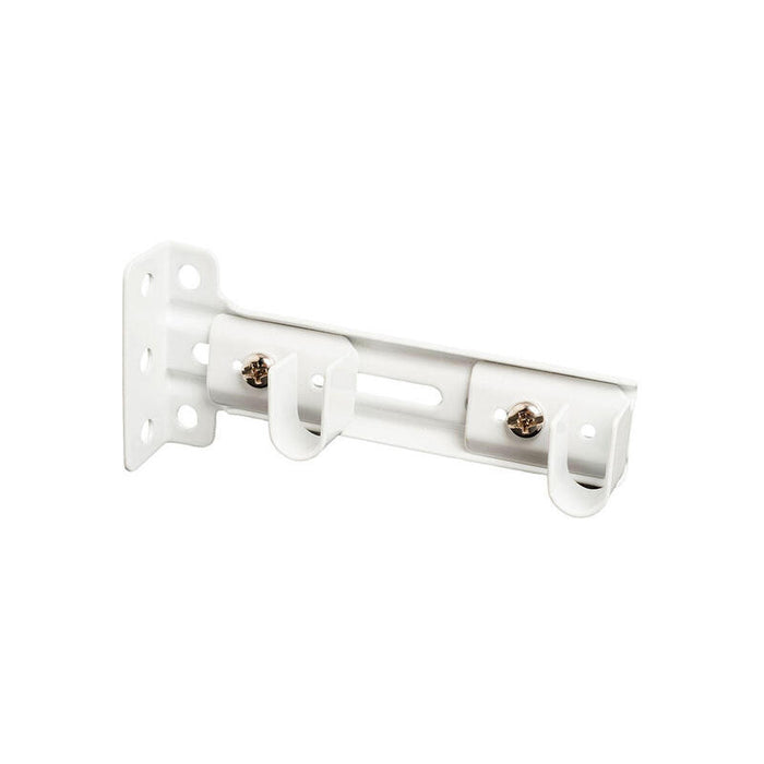 Pack De 2 Unidades - Soporte Lateral Doble Riel Reforzado Blanco, 2 Uds