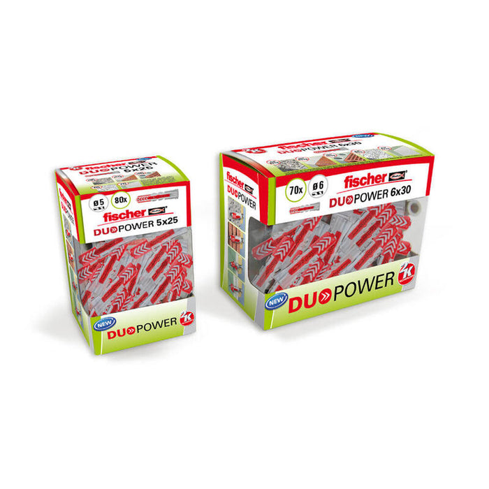 Pack De 2 Unidades - Taco Duopower Ø5 X 25 Mm, Caja 80 Uds