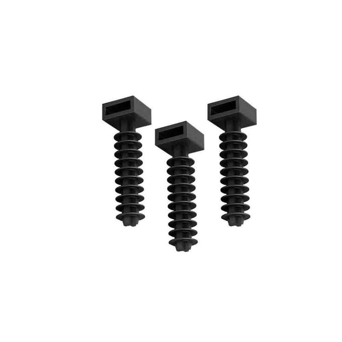 Pack De 2 Unidades - Taco Para Brida N°6 Negro 100 Unid.