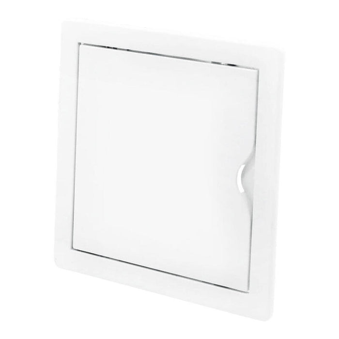 Pack De 2 Unidades - Tapa De Registro Cuadrada Empotrable Abs 15x15cm Blanca