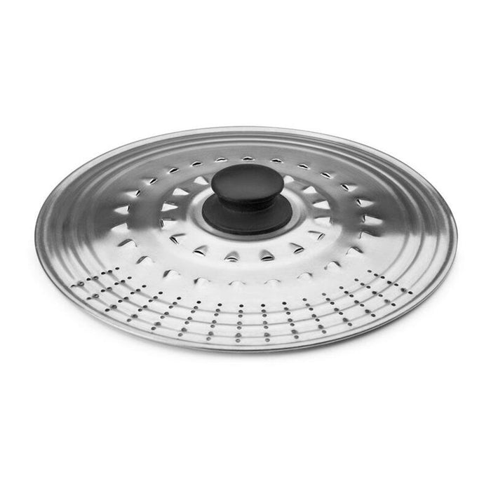 Pack De 2 Unidades - Tapa Multiuso Acero Inox, Ø18 - 20 - 22 Cm,