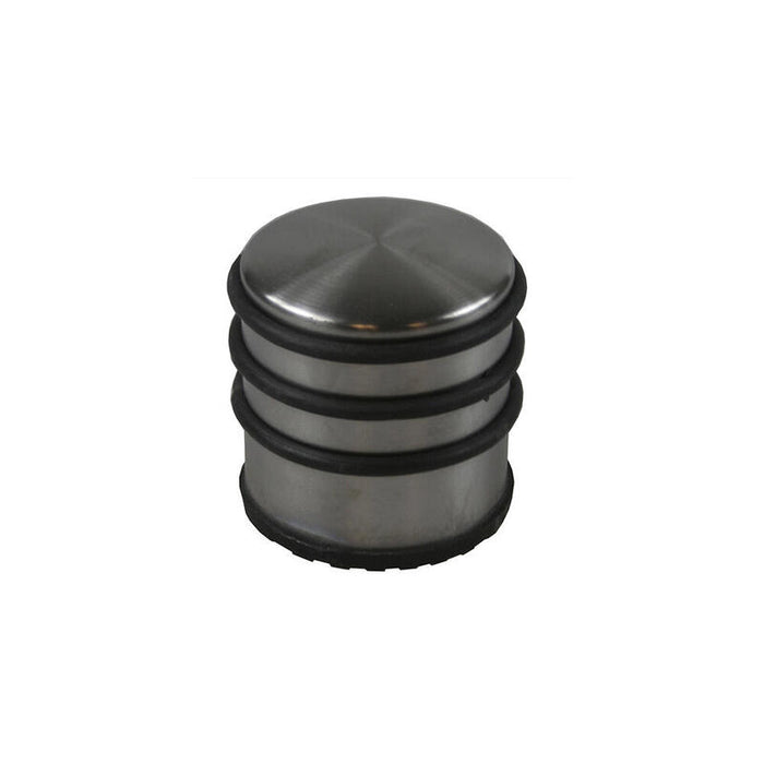 Pack De 2 Unidades - Tope Para Puerta Metalico Ø7cm Acero Inox