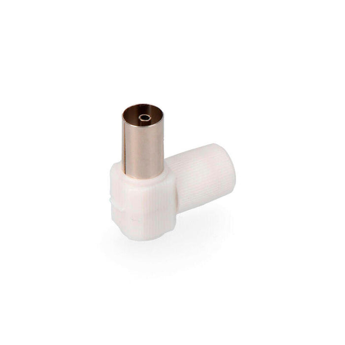 Pack De 20 Unidades - Base Aerea Tv Acodada 9,5mm. Hembra Retractilado