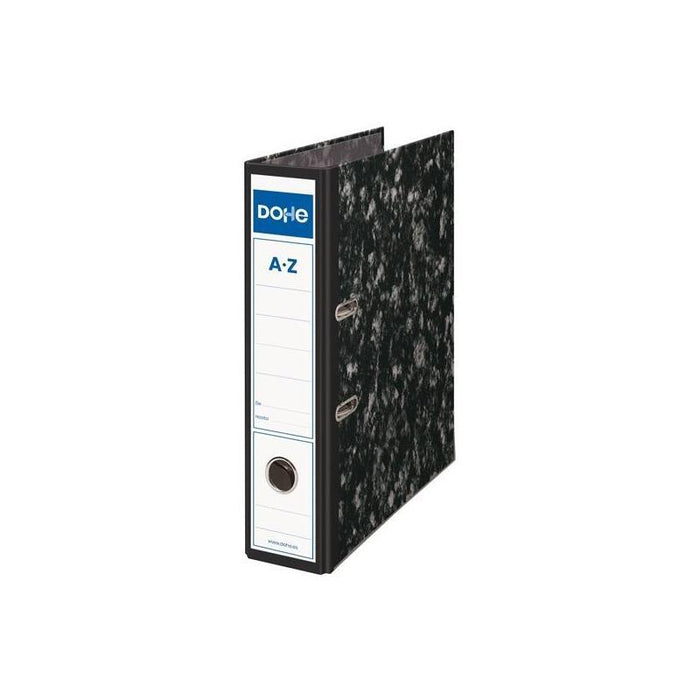 Pack De 20 Unidades Dohe Archivador Palanca Archinovo Folio Lomo Ancho Rado Cartón Forrado Negro Jaspeado
