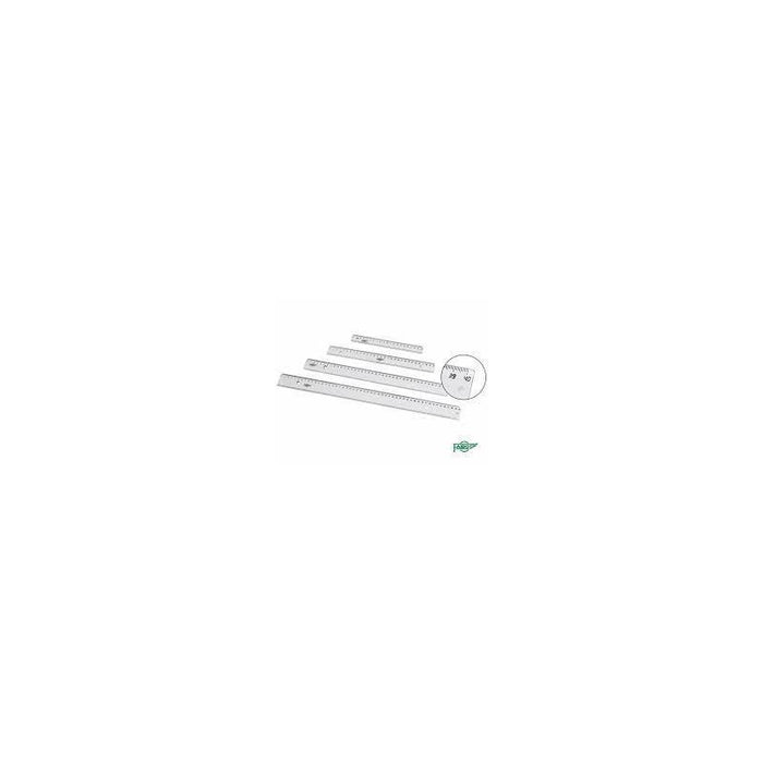 Pack De 20 Unidades Faibo Regla Escolar Graduada 50cm Transparente