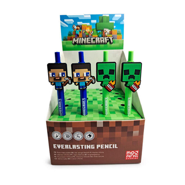 Pack De 20 Unidades - Lapiz Eterno Minecraft Surtido