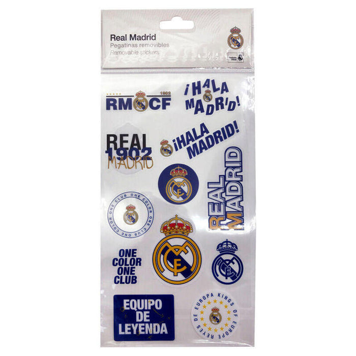 Pack De 20 Unidades - Pegatinas Removibles Real Madrid